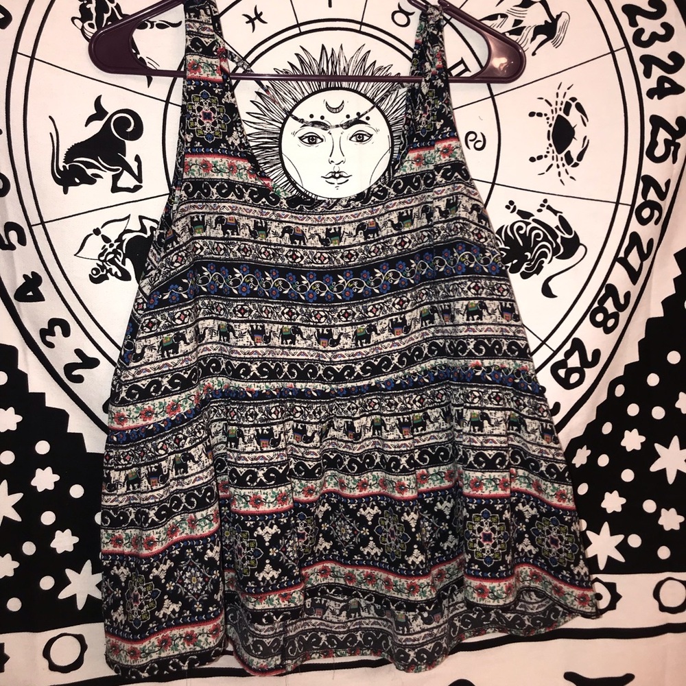 Elephant patterned tank top